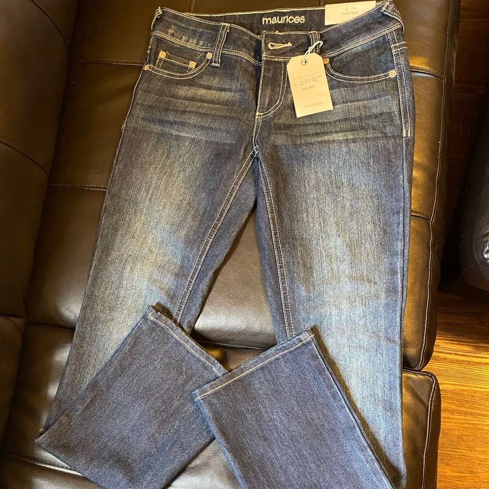 Size 0 Maurices Slim Boots Straight Fit Jeans